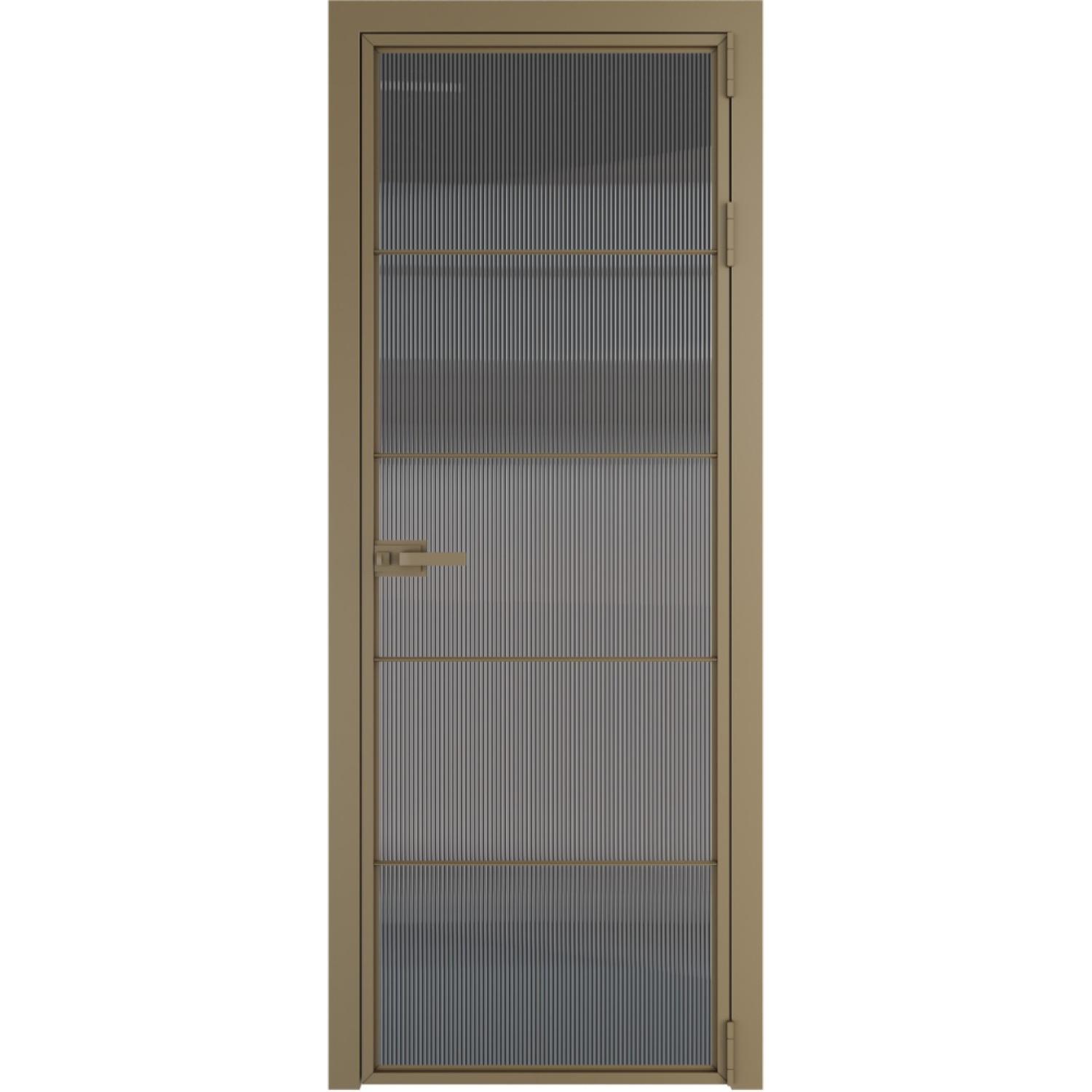 Дверь межкомнатная  алюминиевая  5 AX ProfilDoors (Шампань, Мору тонированное)