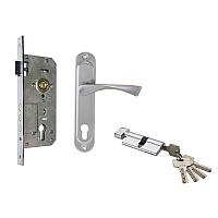 Замок врезной с цилиндром кл/верт. 2600/85-ZC