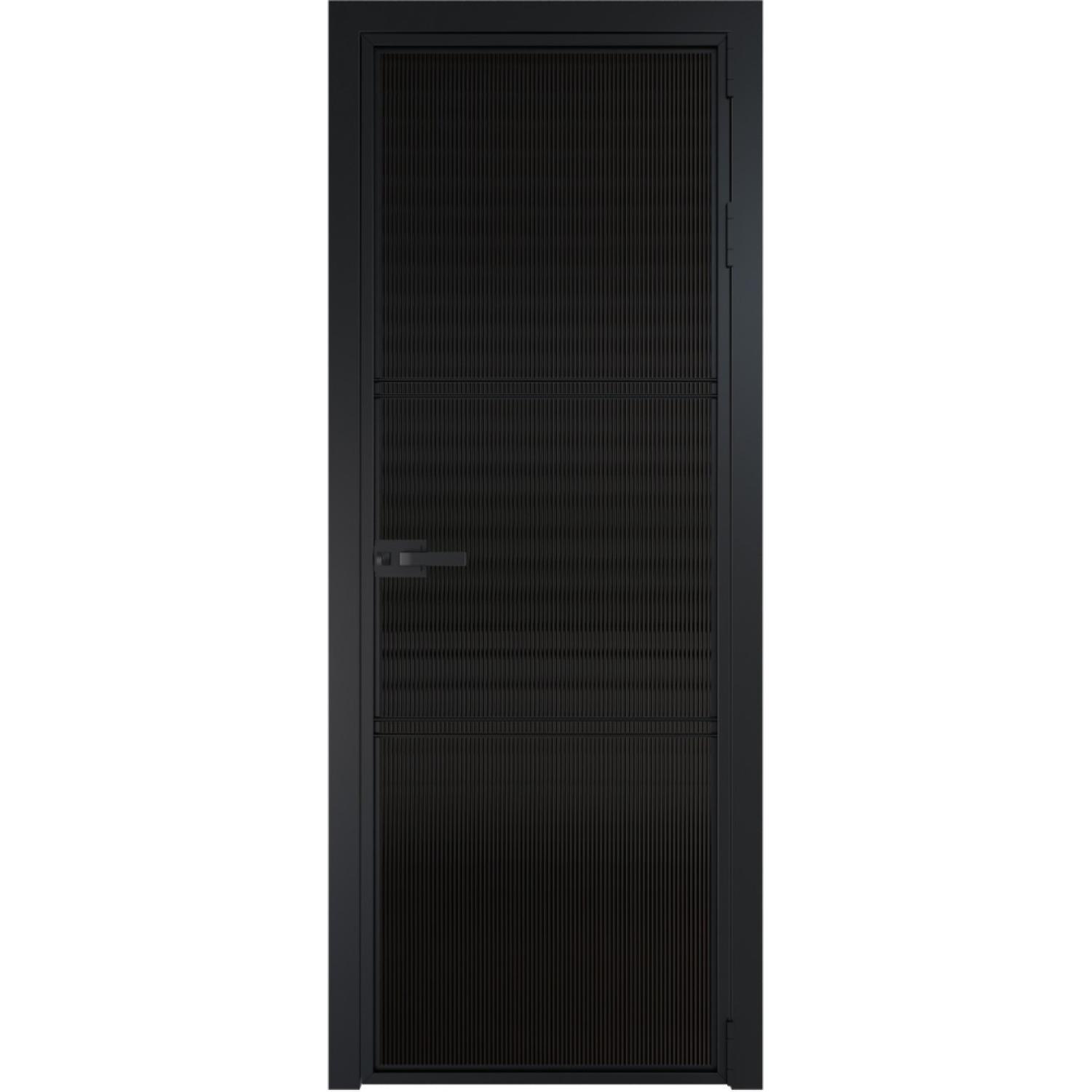 Дверь межкомнатная  алюминиевая  3 AX ProfilDoors (Черный, Мору черное)