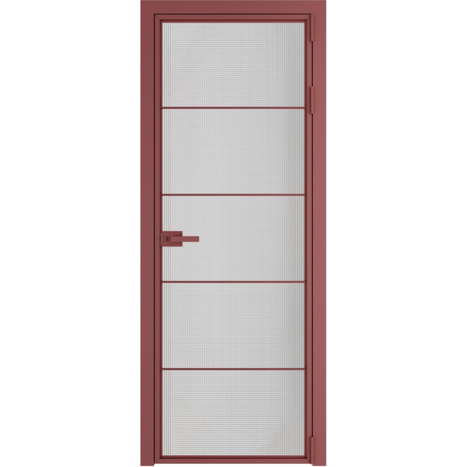 Дверь межкомнатная  алюминиевая  5 AX ProfilDoors (Красный антрацит, Кризет)