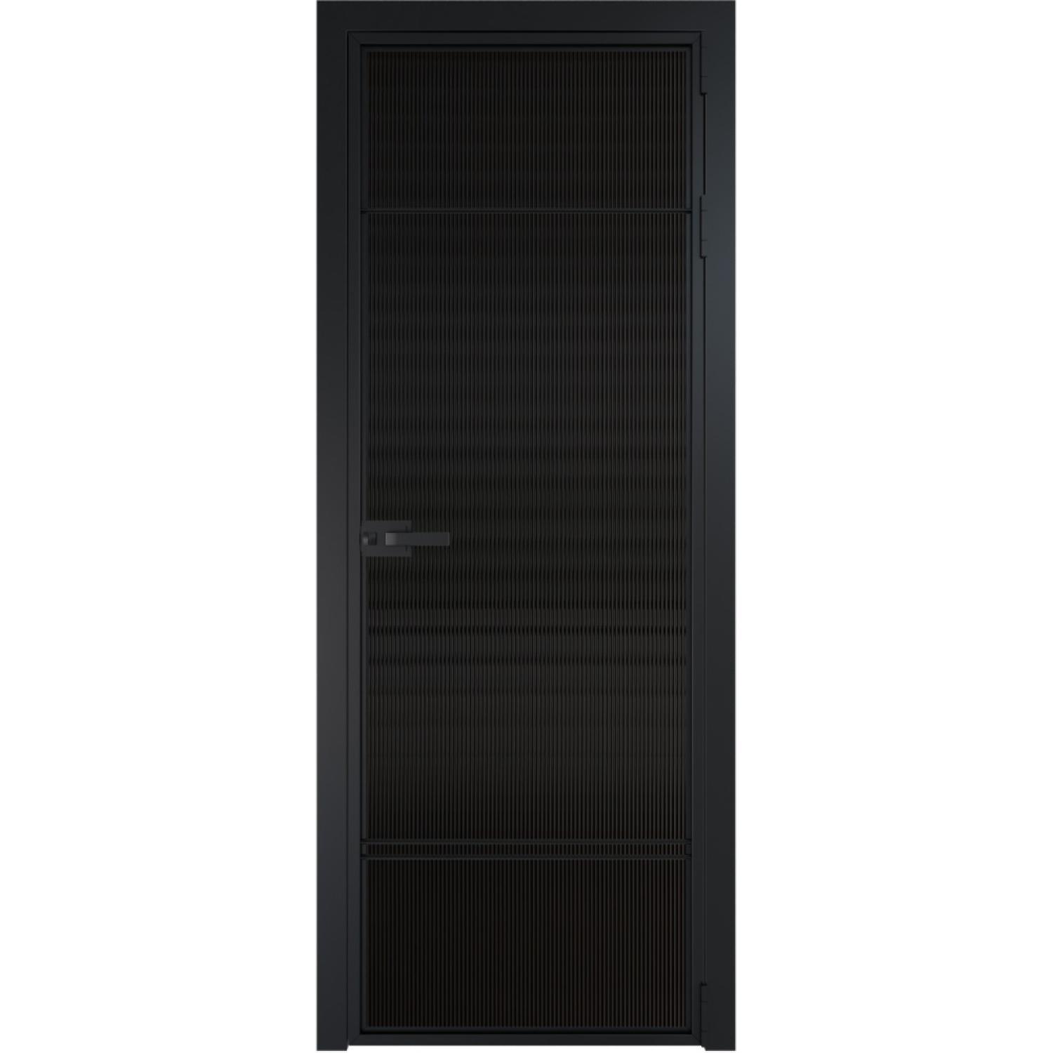 Дверь межкомнатная  алюминиевая  4 AX ProfilDoors (Черный, Мору черное)