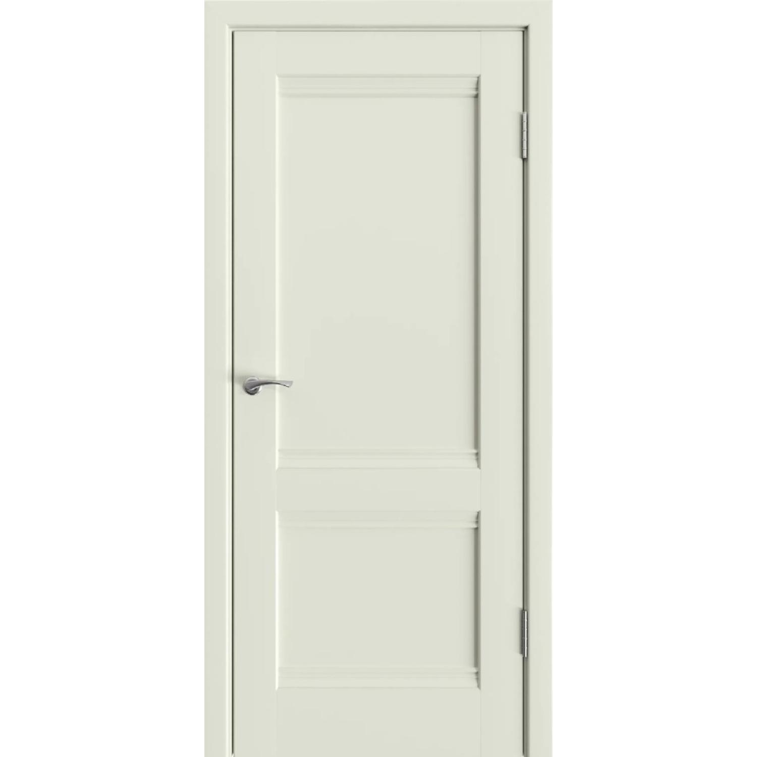 Дверь межкомнатная массив ольхи  Робер ДГ (2000*600, Белый (65), Заказная)