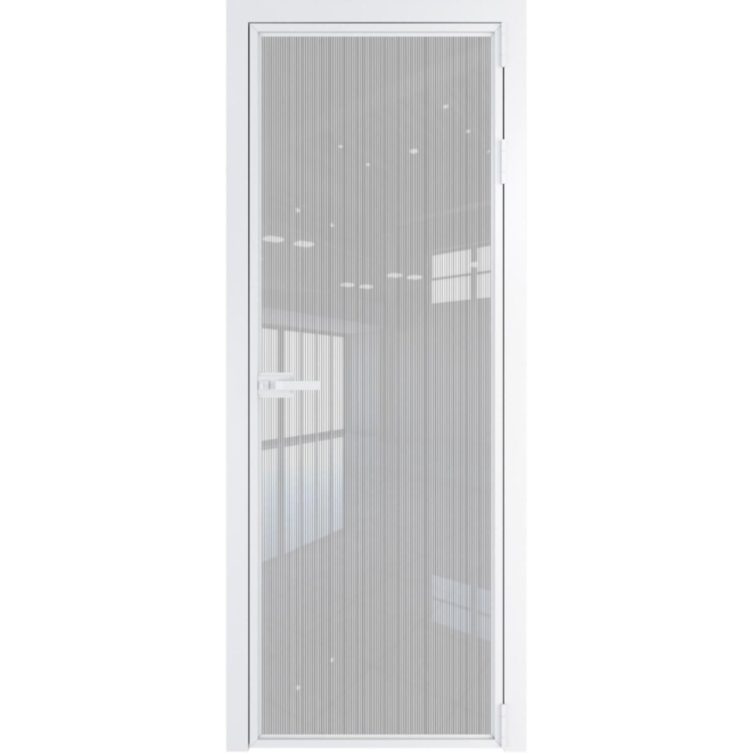 Дверь межкомнатная  алюминиевая  1 AX ProfilDoors (Вайт, Страйп)