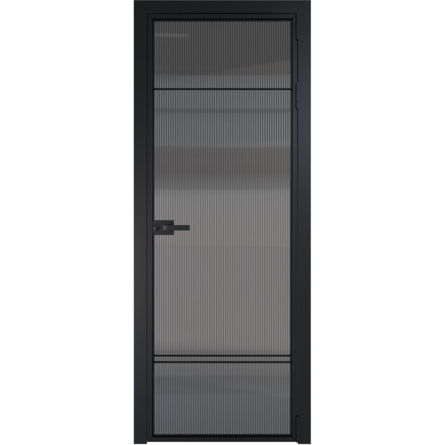Дверь межкомнатная  алюминиевая  4 AX ProfilDoors (Черный, Мору тонированное)