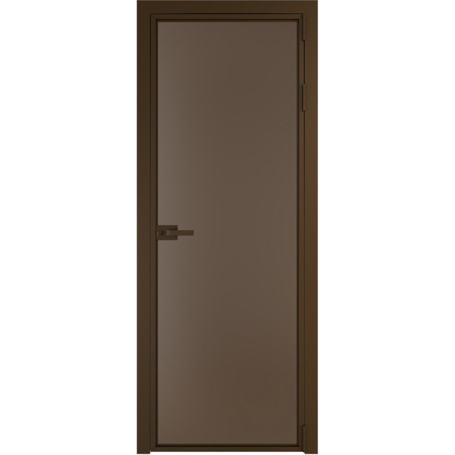 Дверь межкомнатная  алюминиевая  1 AX ProfilDoors (Деорэ, Монохром гляссе)