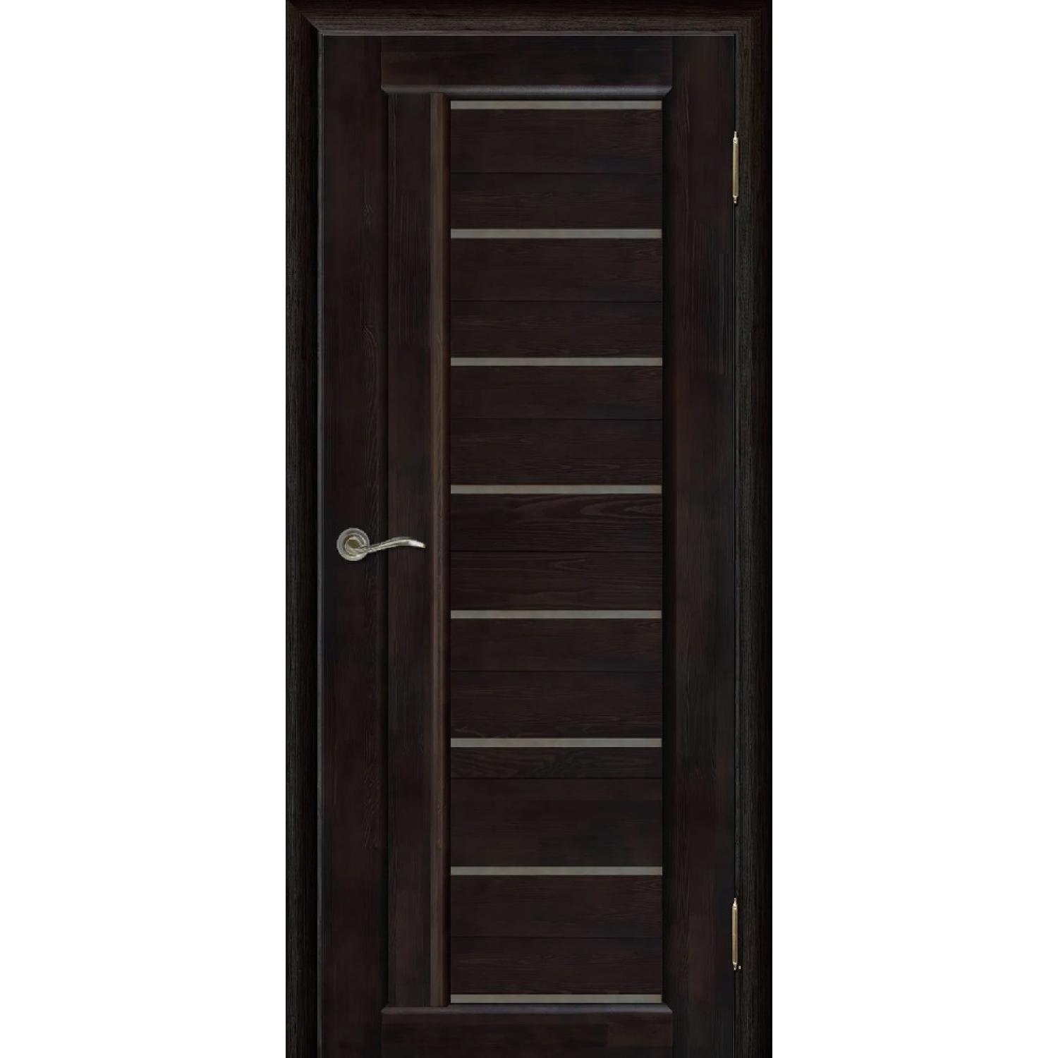 Дверь межкомнатная Вега 8 ЧО матовое сосна (2000*800, Венге, Мателюкс матовое, Заказная)