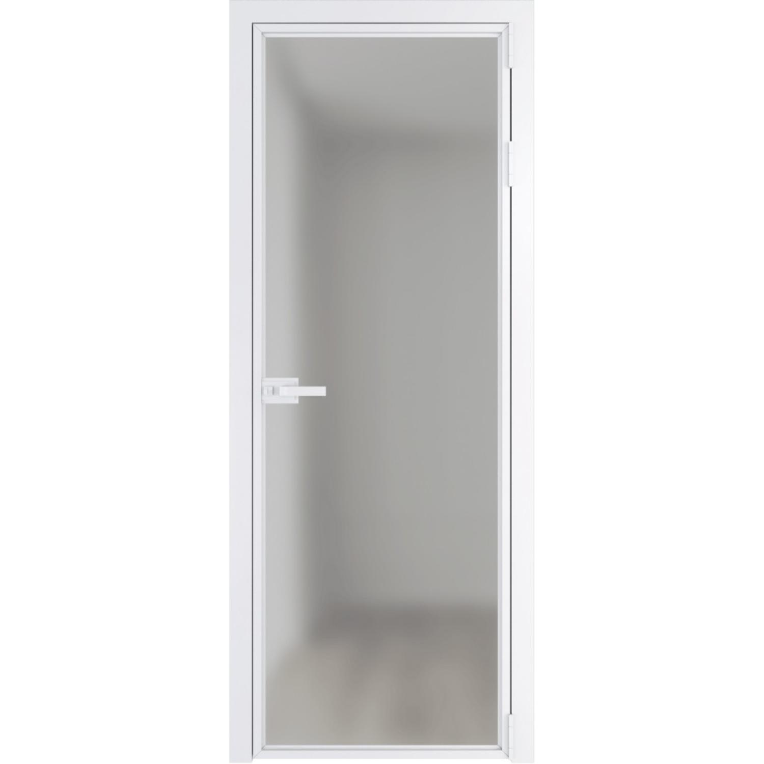 Дверь межкомнатная  алюминиевая  1 AX ProfilDoors (Вайт, Матовое)