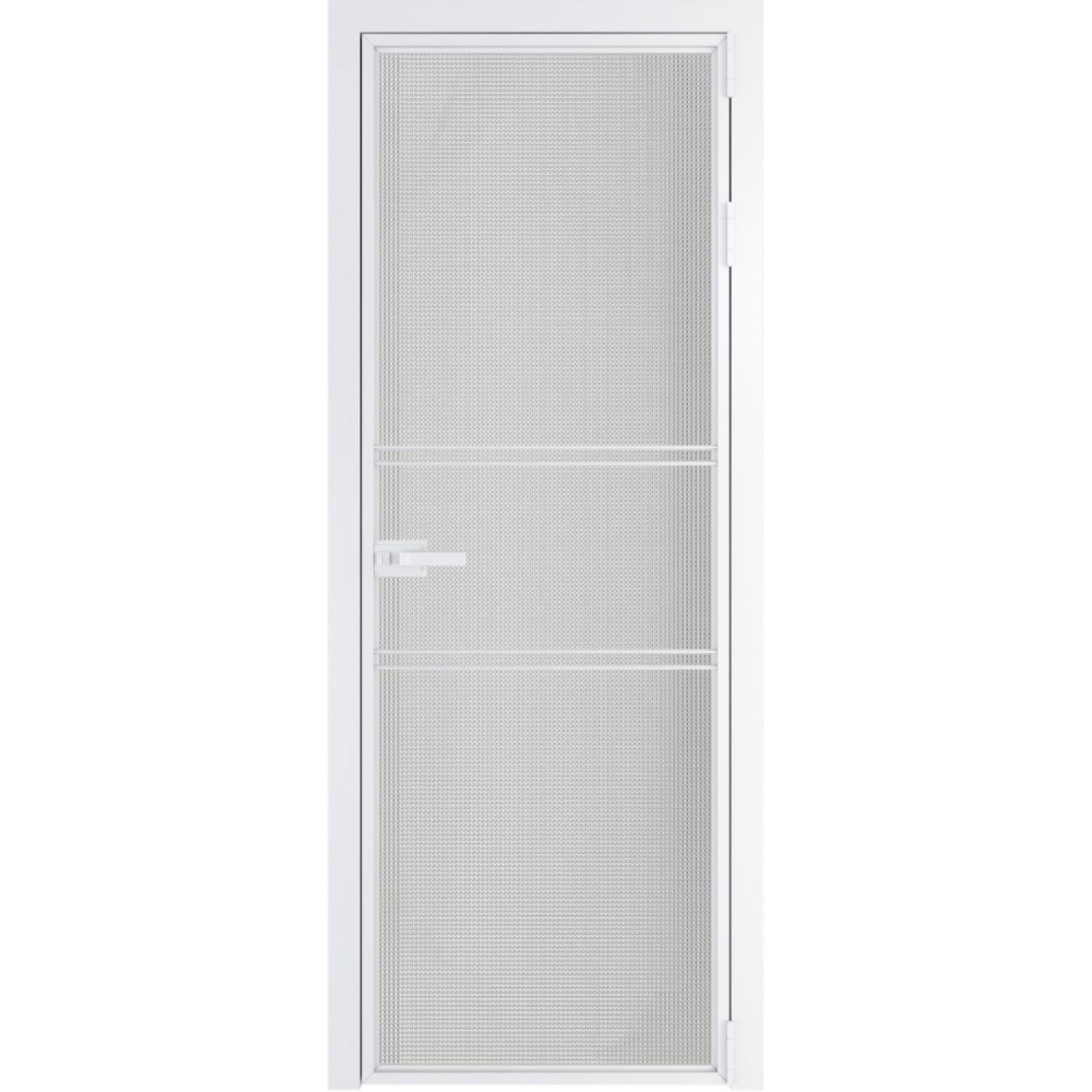 Дверь межкомнатная  алюминиевая  2 AX ProfilDoors (Вайт, Кризет)