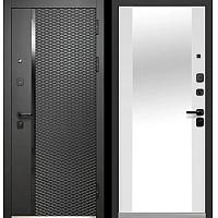 Дверь входная Luxor Ромбы Вертикаль Зеркало