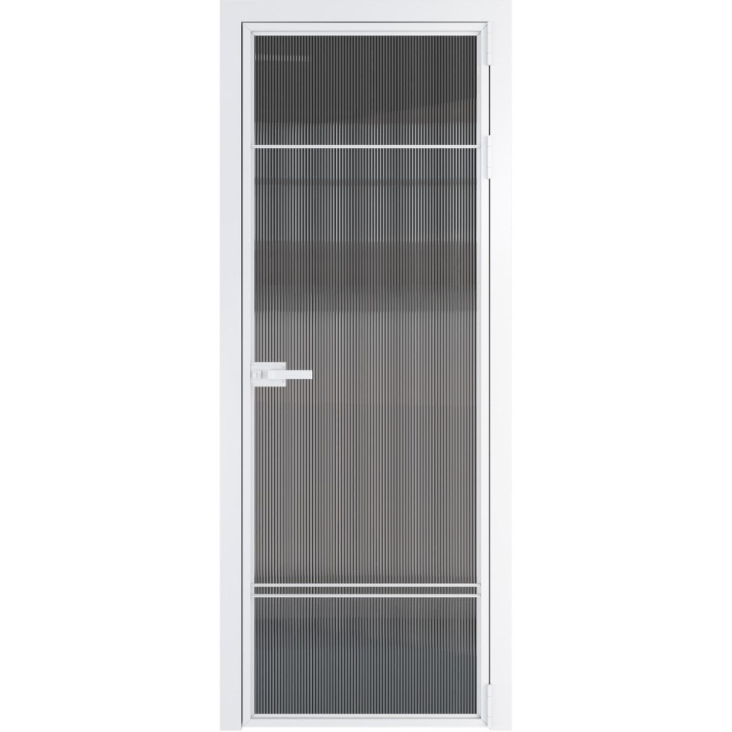 Дверь межкомнатная  алюминиевая  4 AX ProfilDoors (Вайт, Мору тонированное)