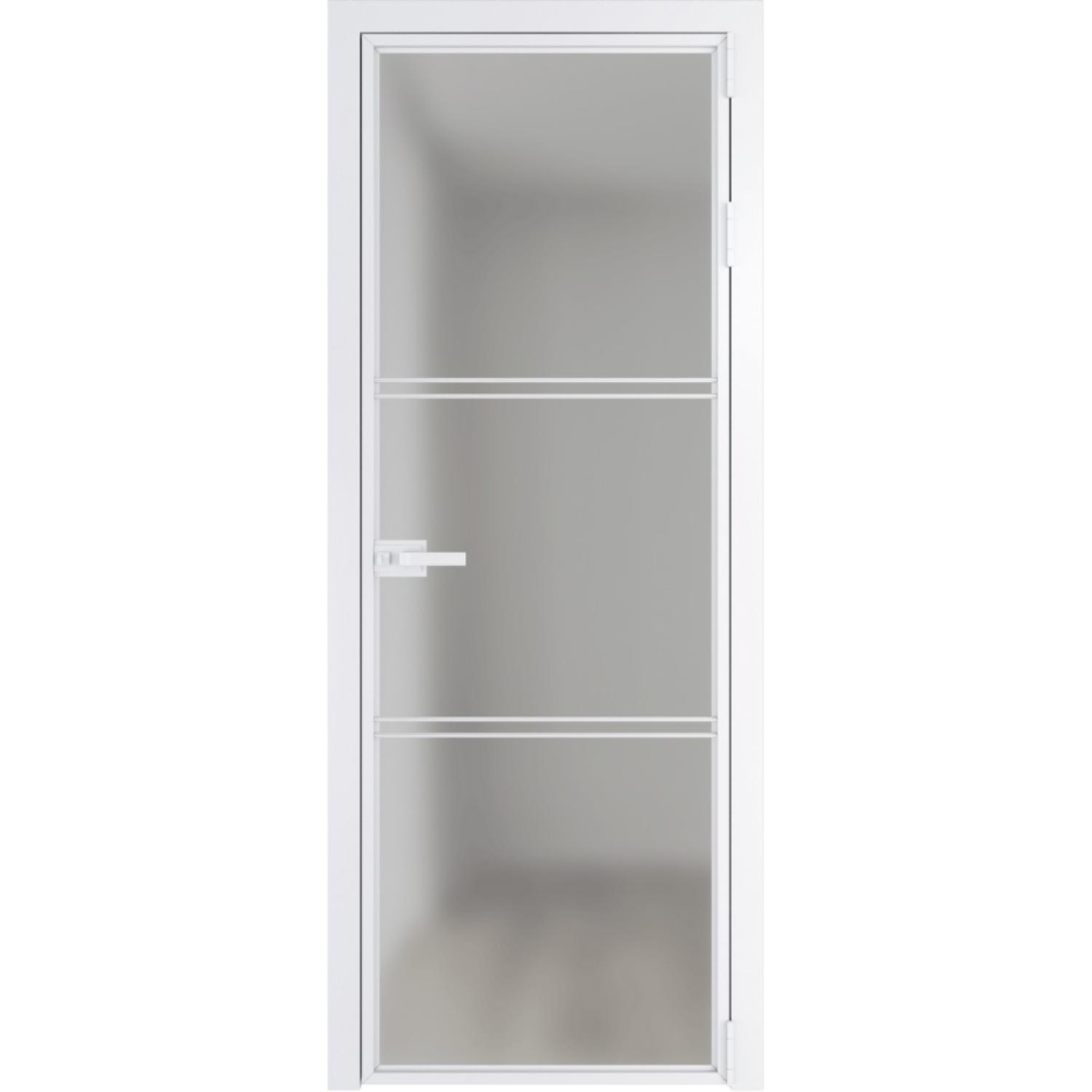 Дверь межкомнатная  алюминиевая  3 AX ProfilDoors (Вайт, Матовое)