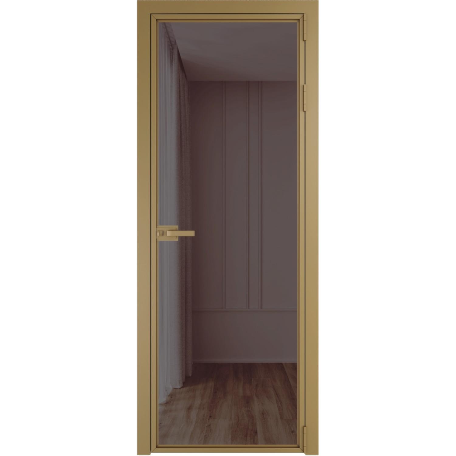 Дверь межкомнатная  алюминиевая  1 AX ProfilDoors (Золото, Золотистая бронза)