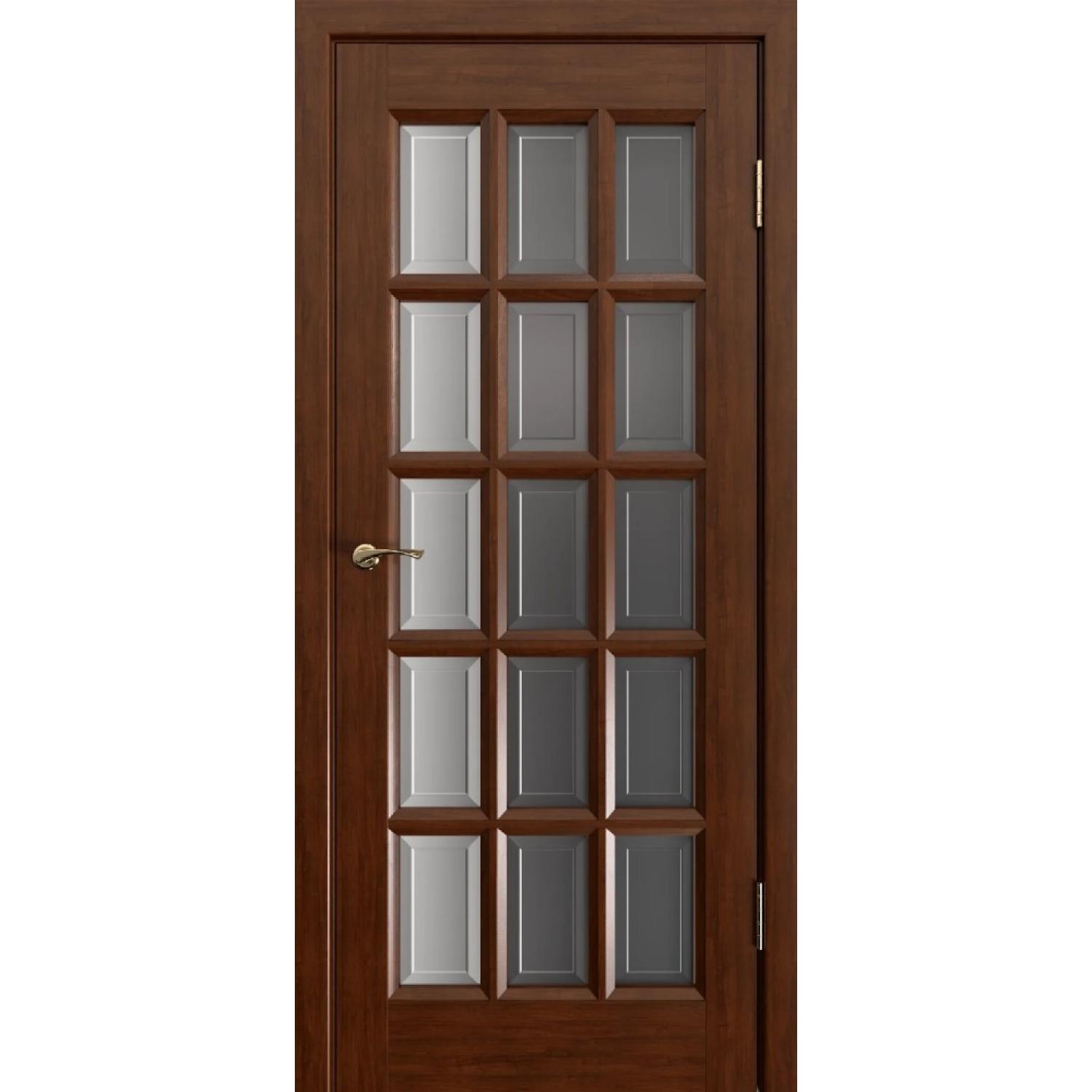 Дверь межкомнатная масси ольхи Шарден ДО (2000*800, Бренди (54), Бронза фацет, Заказная)