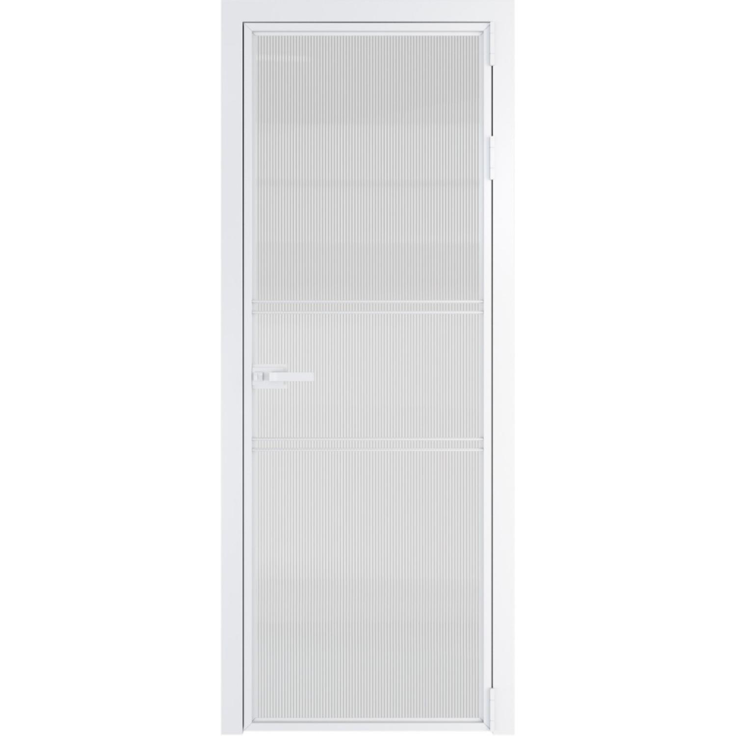 Дверь межкомнатная  алюминиевая  2 AX ProfilDoors (Вайт, Мору осветленное)