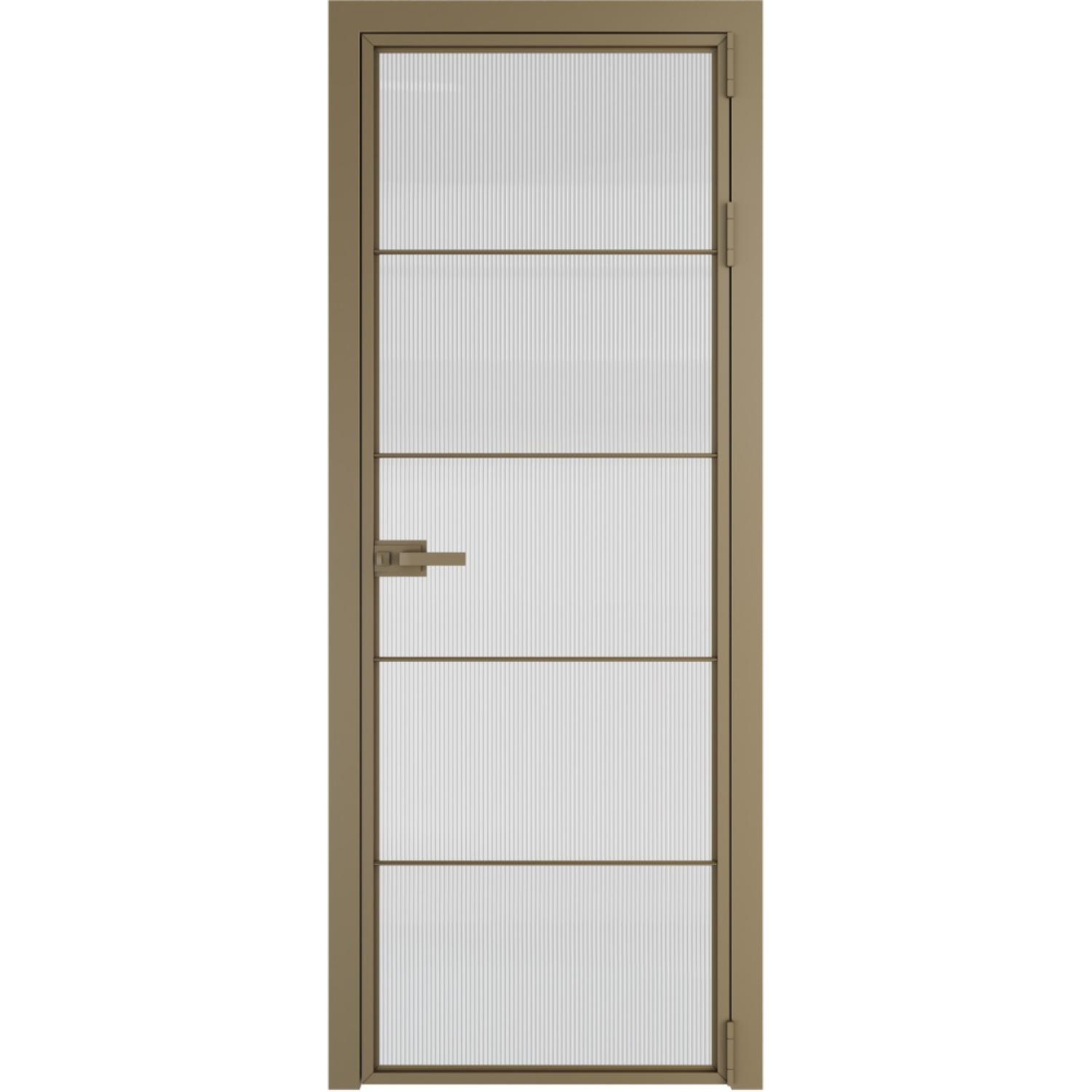 Дверь межкомнатная  алюминиевая  5 AX ProfilDoors (Шампань, Мору осветленное)