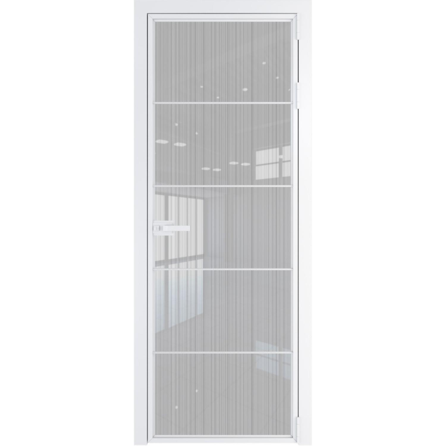 Дверь межкомнатная  алюминиевая  5 AX ProfilDoors (Вайт, Страйп)