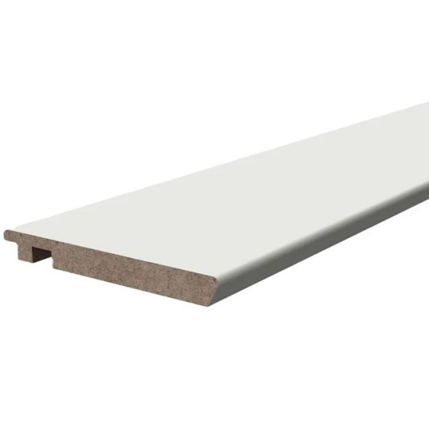 Наличник компланар 2140х90х10 телескоп (Mid White, Заказная)