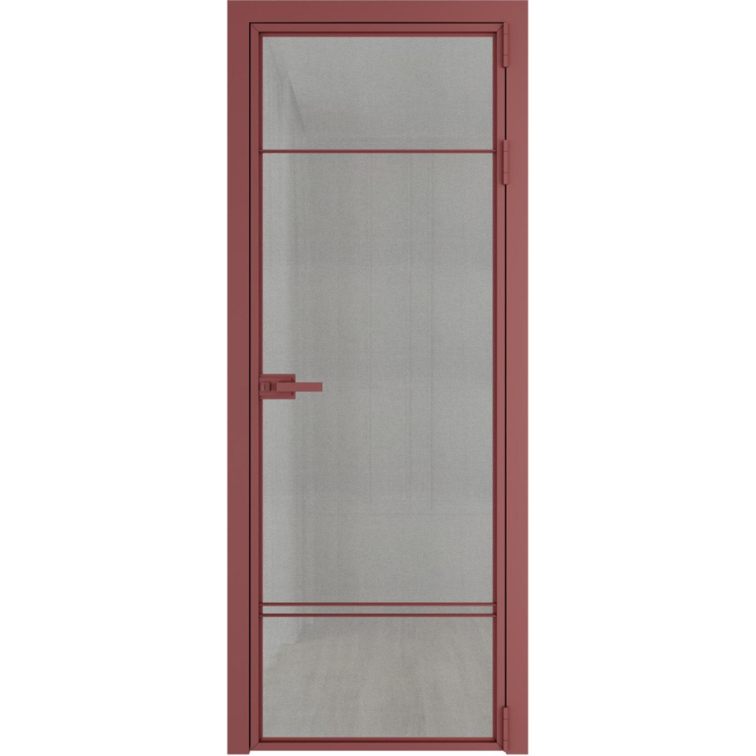 Дверь межкомнатная  алюминиевая  4 AX ProfilDoors (Красный антрацит, Рэте)