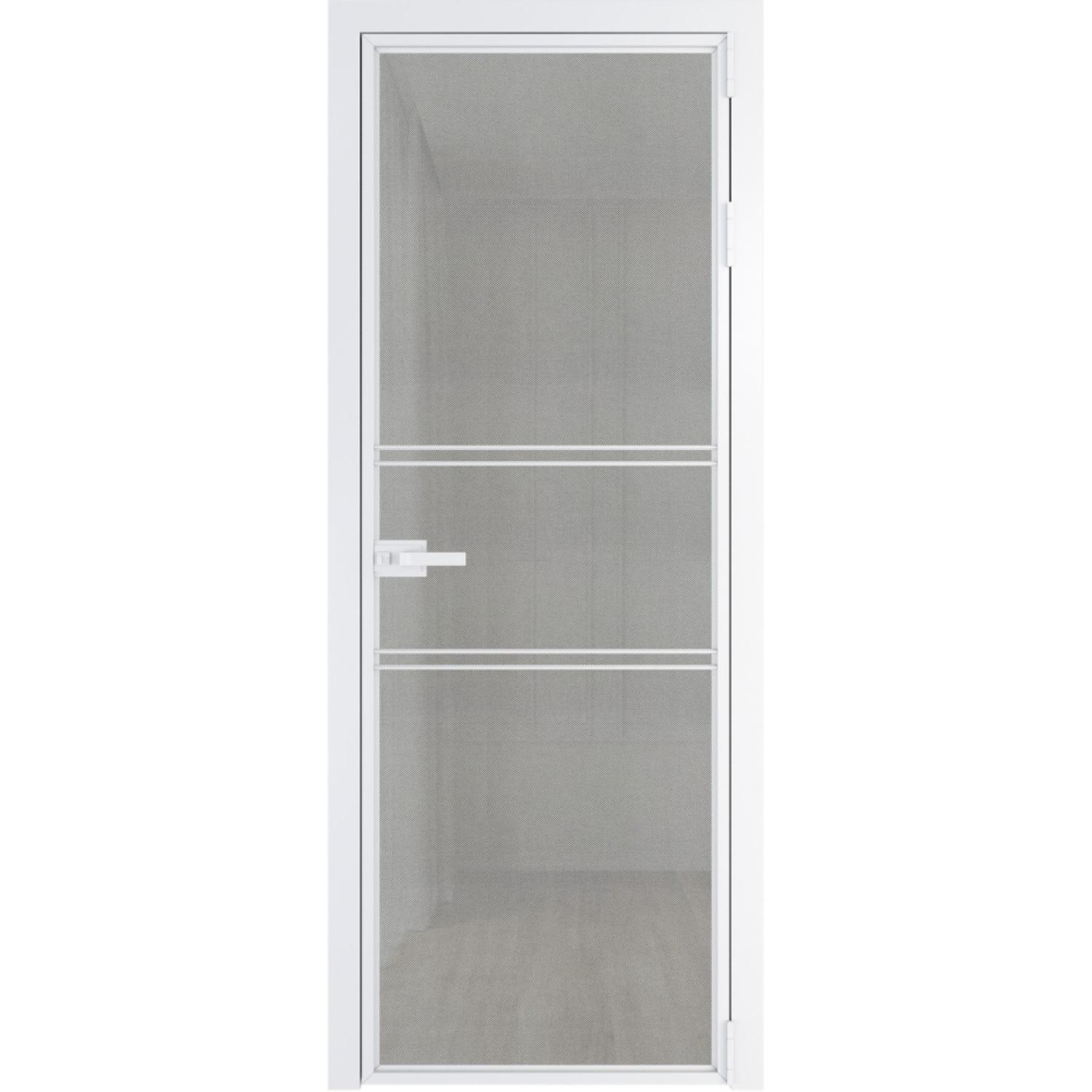 Дверь межкомнатная  алюминиевая  2 AX ProfilDoors (Вайт, Рэте)