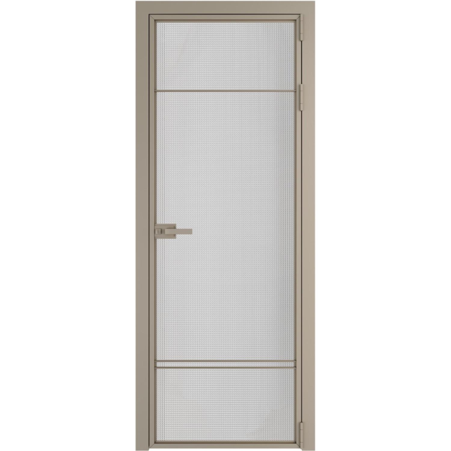 Дверь межкомнатная  алюминиевая  4 AX ProfilDoors (Никель, Кризет)