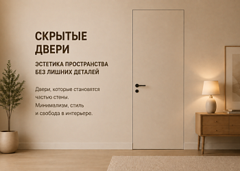 Скрытые двери: что это такое и как правильно выбрать?