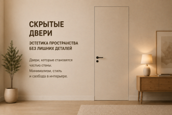 Скрытые двери: что это такое и как правильно выбрать?