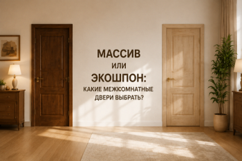 Массив или экошпон: какие межкомнатные двери лучше выбрать?