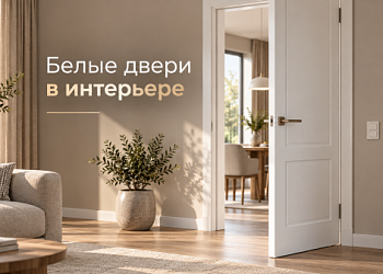 Белые двери в интерьере