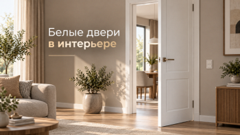 Белые двери в интерьере