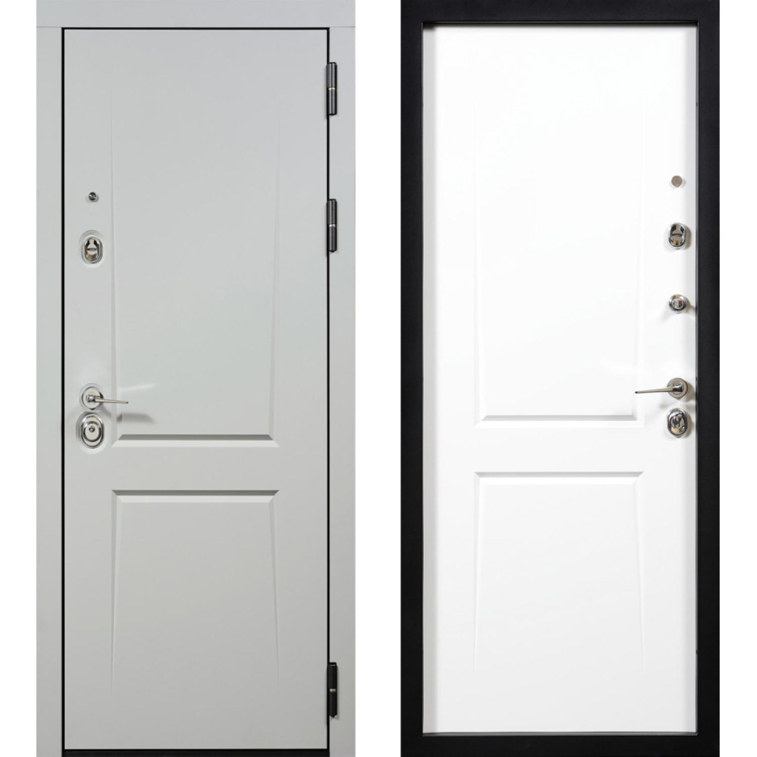 Соната (960*2050 L, RAL 7037 (эмаль), Белый (эмаль RAL 9003), Заказная)