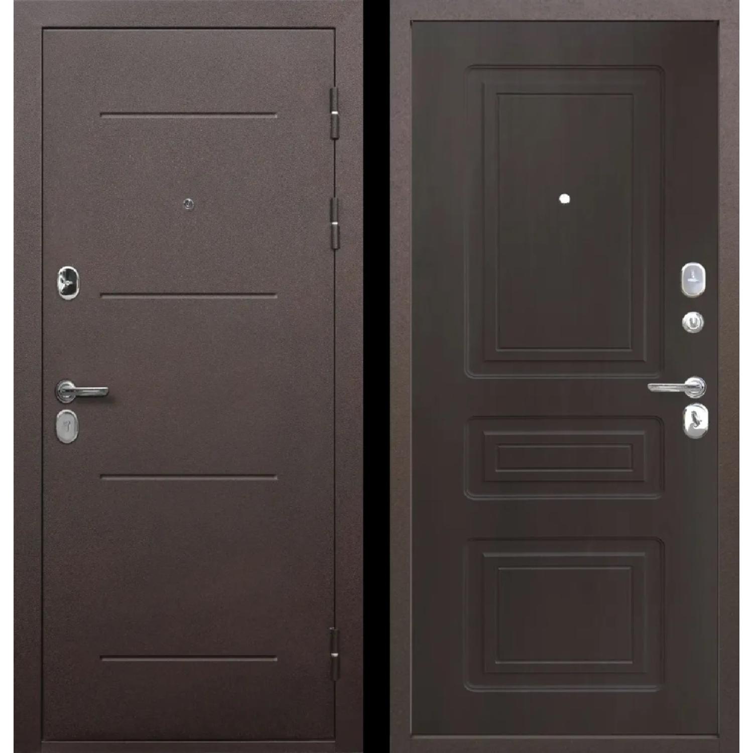 Толстяк Медный (960*2050 L, Медный антик (Полимерно-порошковое), Венге (ПВХ), Складская)